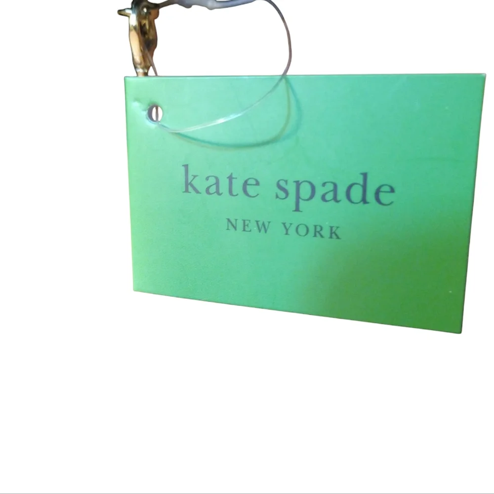 kate spade Black and White Polka dots Cosmetic Case or Pencil Case NWT